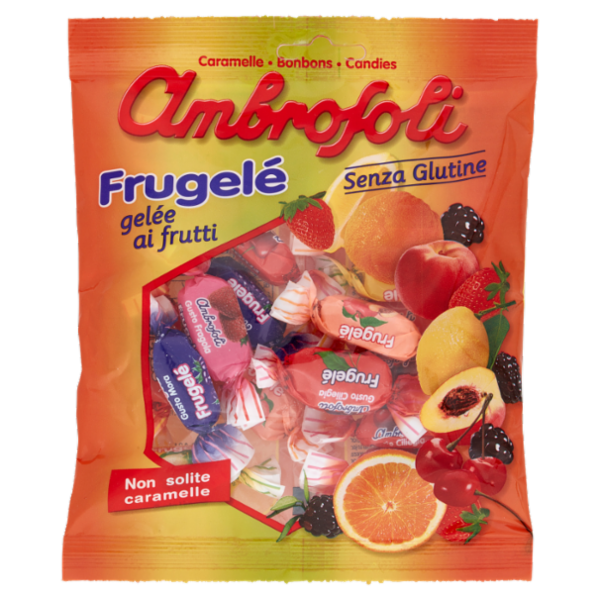 Ambrosoli Caramelle Frugelé gelée ai frutti 130 g