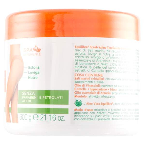 equilibra Scrub Salino Tonificante Energizzante 600 g