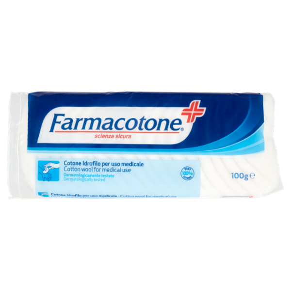 Farmacotone Cotone Idrofilo per uso medicale 100 g