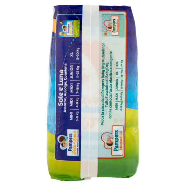 Pampers Sole e Luna 3 Midi 20 pz