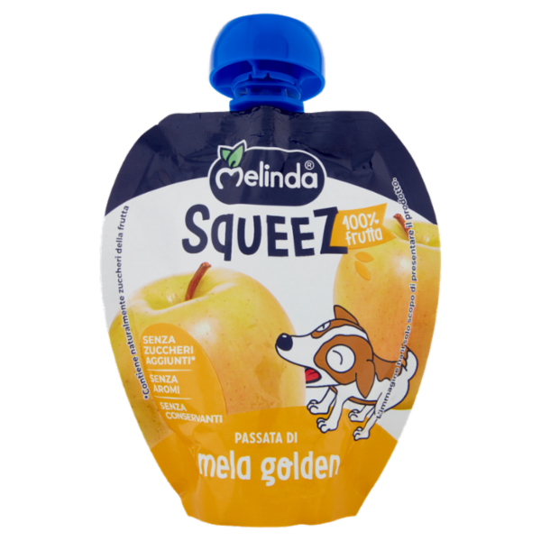 Melinda Squeez 100% frutta Passata di mela golden 90 g