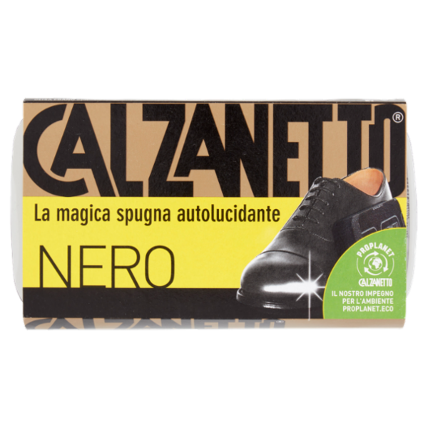 Calzanetto la magica spugna autolucidante Nero