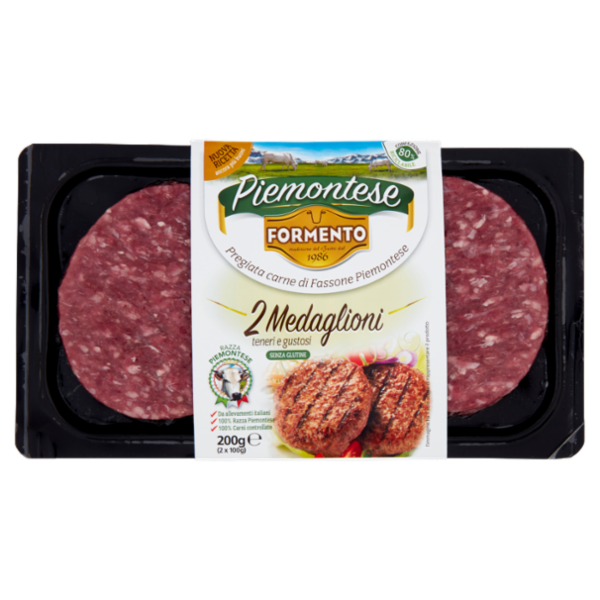 Formento Piemontese 2 Medaglioni 2 x 100 g
