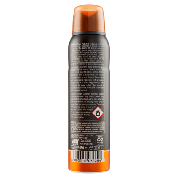 Breeze Men Power Protection Deodorante Spray 150 ml