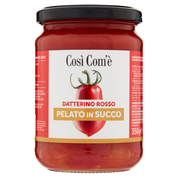 Così Com'è Datterino Rosso Pelato in Succo 350 g