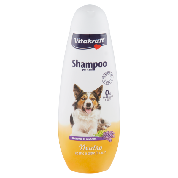 Vitakraft Shampoo per cani Neutro adatto a tutte le razze Profumo di Lavanda 400 ml