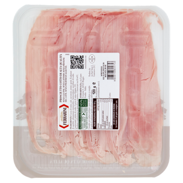 Ferrarini il Ferrarini Prosciutto Cotto di Alta Qualità 120 g