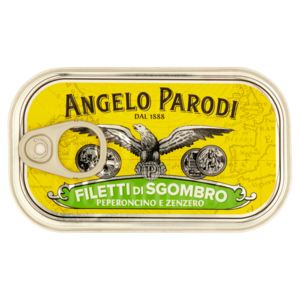 Angelo Parodi Filetti Di Sgombro Peperoncino e Zenzero 125 g