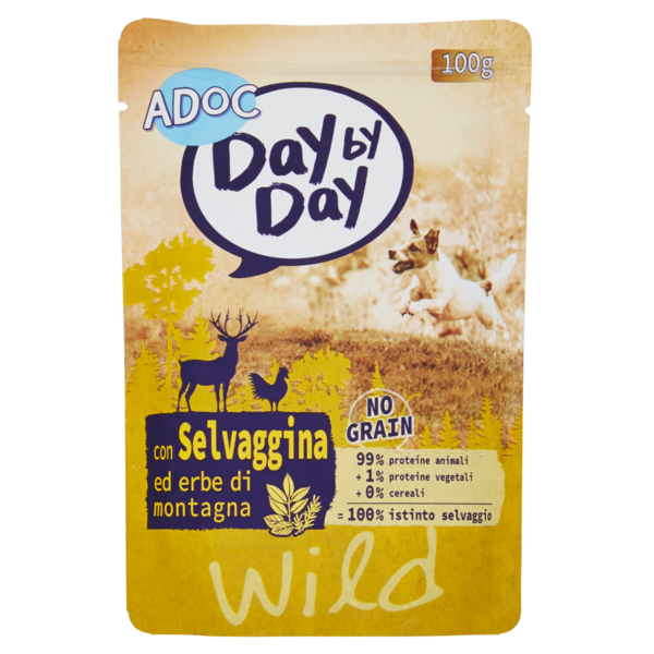 ADoC Day by Day Wild con Selvaggina ed erbe di montagna 100 g