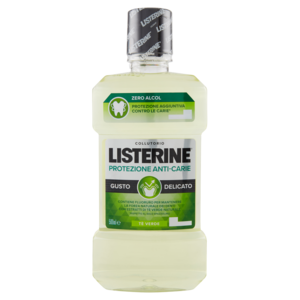 Listerine Collutorio Protezione Anti-Carie, Con Fluoruro, 500ml