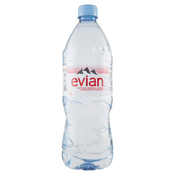 evian Acqua Minerale Naturale 1 L
