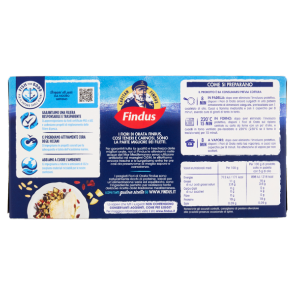 Capitan Findus 2 Fiori di Orata 200 g