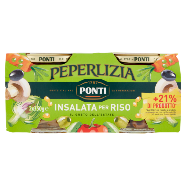 Ponti Peperlizia Insalata per Riso 2 x 350 g