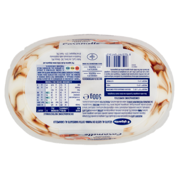 IL GIGANTE Gelato alla Panna Cotta Variegato Caramello 500 g