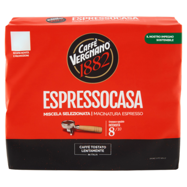 Caffè Vergnano 1882 Espressocasa Macinatura Espresso 2 x 250 g
