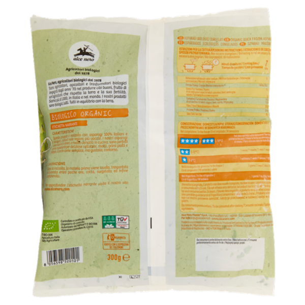 alce nero Asparagi Surgelati 300 g