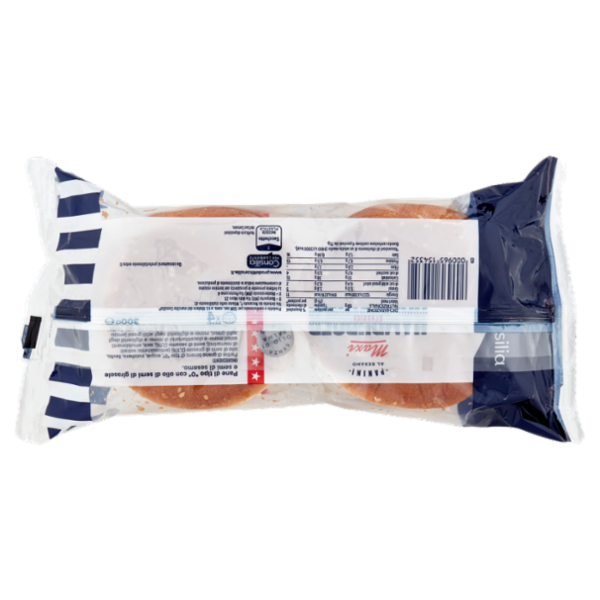 Consilia Panini per Maxi Hamburger con Sesamo 4x62,5 g