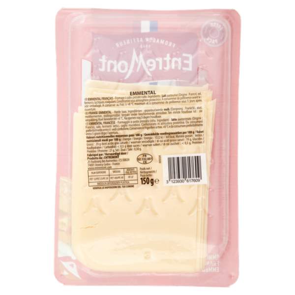 EntreMont Emmental Francese 10 Fette 150 g