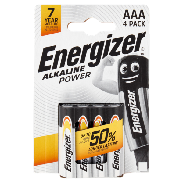 Energizer Alkaline Power AAA 4 pz