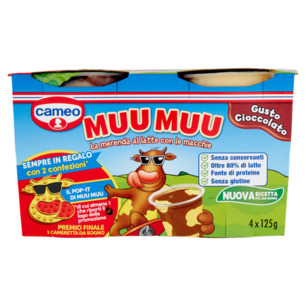 cameo Muu Muu Gusto Cioccolato 4 x 125 g