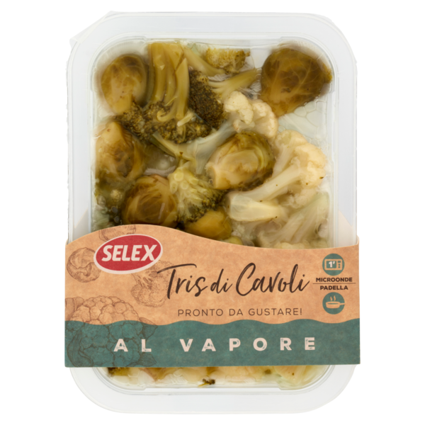 Selex Tris di Cavoli al Vapore 250 g