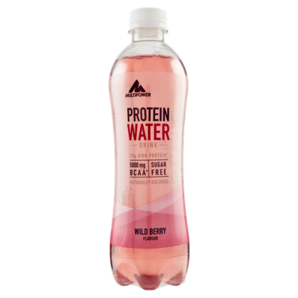 Multipower Protein Water Drink Wild Berry Flavour 500 ml