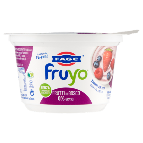 Fage fruyo Frutti di Bosco 0% Grassi 150 g