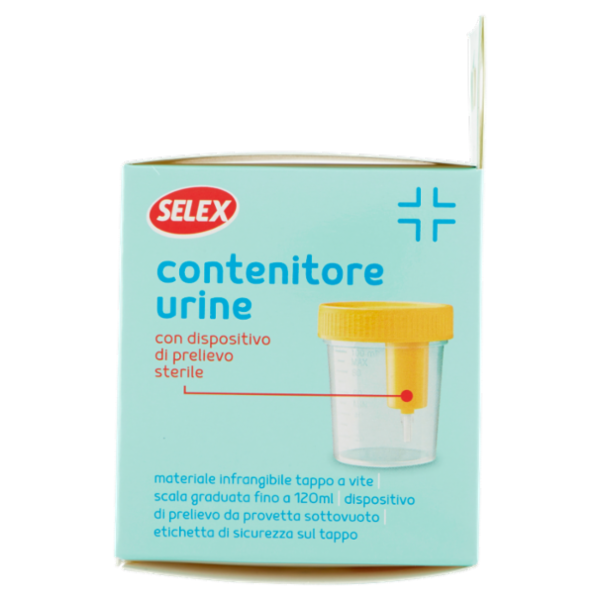 Selex Contenitore Sterile per Urine con Dispositivo di Prelievo Sterile