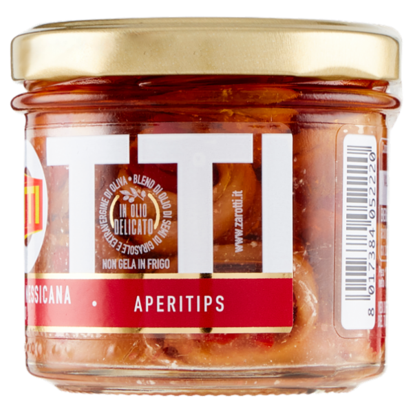 Zarotti Filetti di Alici alla Messicana con Peperoncino in Olio Delicato 110 g