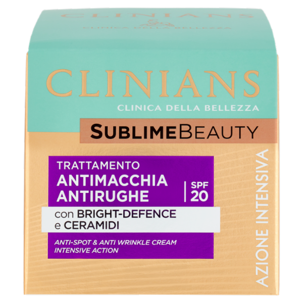 Clinians Sublime Beauty Trattamento Antimacchia Antirughe SPF20 50 mL