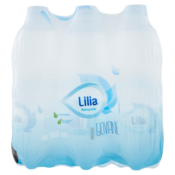 LILIA Giovane, Acqua Minerale Naturale 0,5L x 6 (PET)