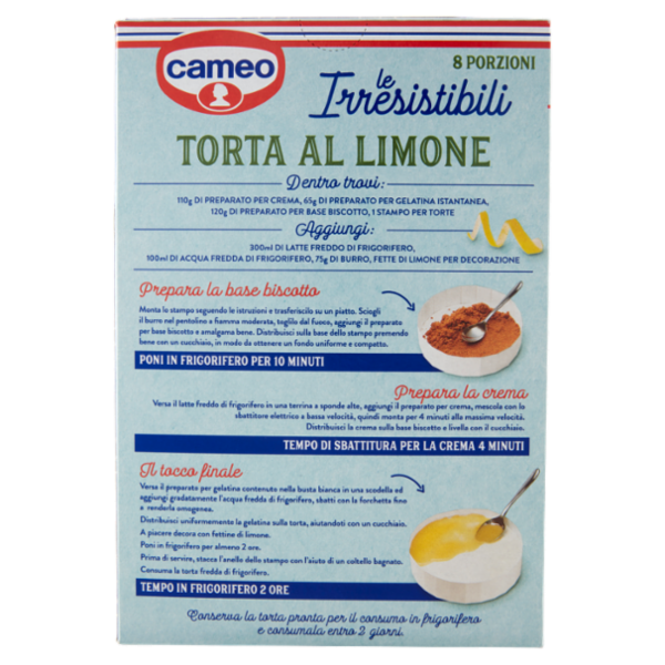 cameo le Irresistibili Torta al Limone 295 g