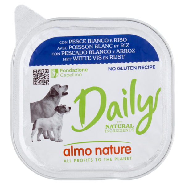 almo nature Daily con Pesce Bianco e Riso 300 g