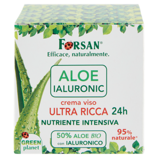 Matt Aloe Ialuronic crema viso Ultra Ricca 24h Nutriente Intensiva 50 ml