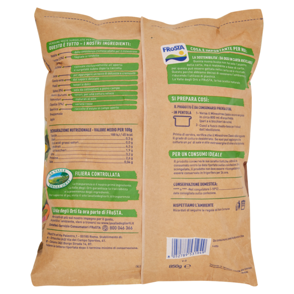 La Valle Degli Orti Minestrone Classico 850 g