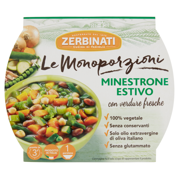 Zerbinati Le Monoporzioni Minestrone Estivo 310 g