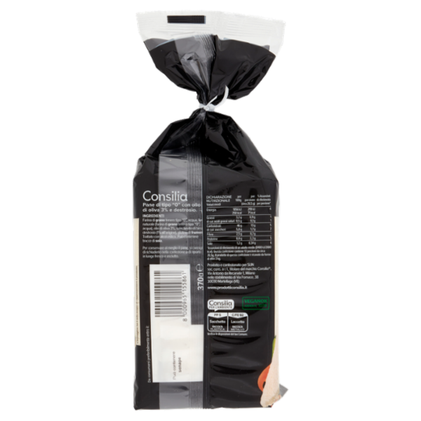 Consilia Saper Scegliere Pane per Tramezzini Bianco 370 g