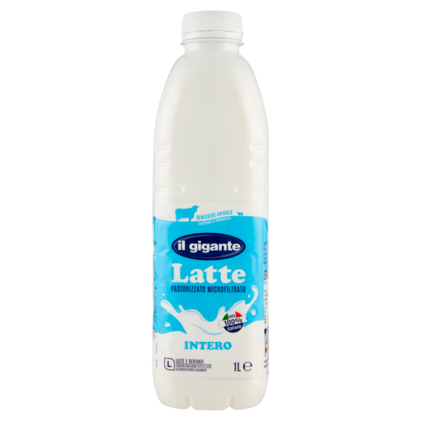 IL GIGANTE Latte Pastorizzato Microfiltrato Intero 1 L
