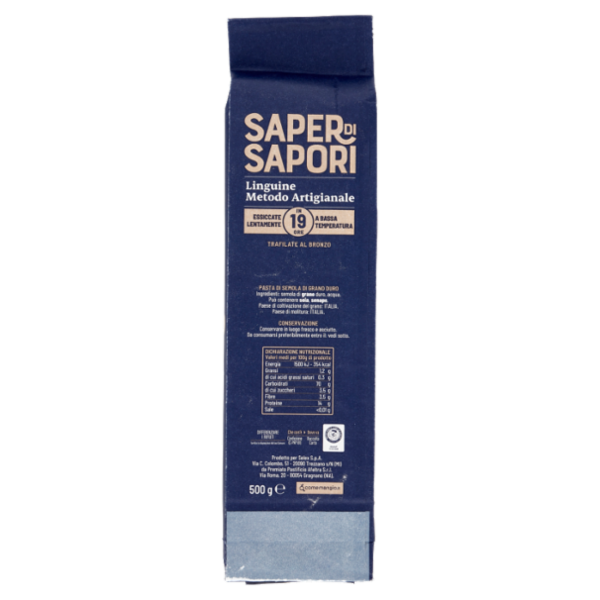 Selex Saper di Sapori Pasta di Semola Linguine 500 g