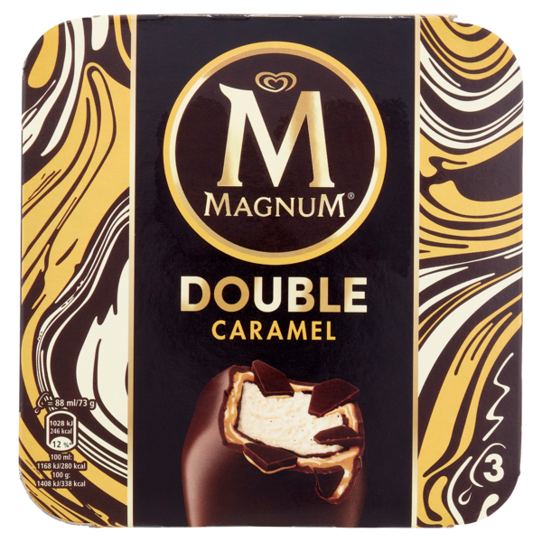 Magnum Double Caramel 3 x 73 g