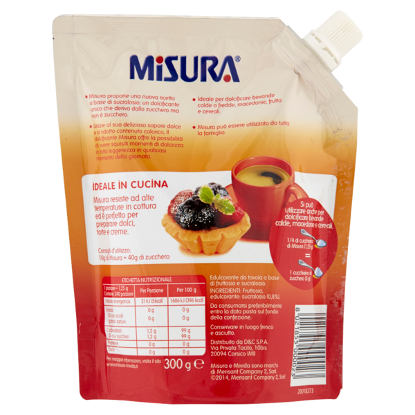 Misura Dolcificante in Polvere 300 g