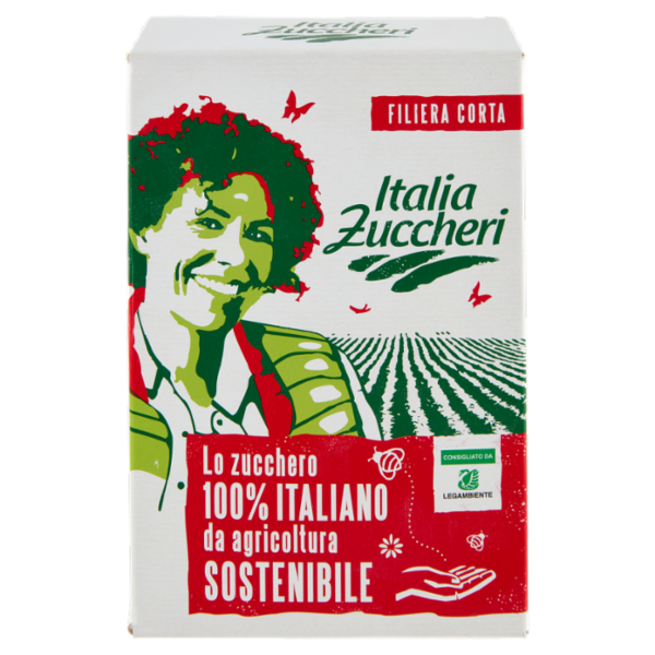 Italia Zuccheri Zucchero semolato 100% italiano - astuccio 1kg