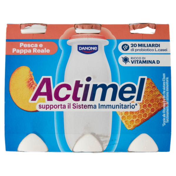Actimel pesca pappa reale 6 x 100 g