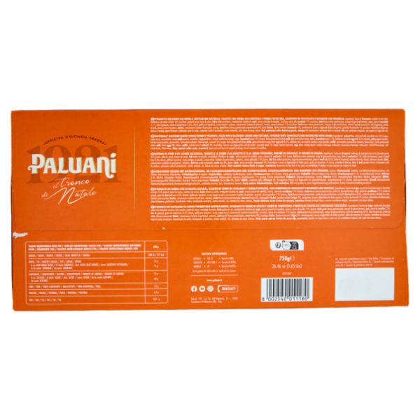 Paluani Tronco di Natale 750 g