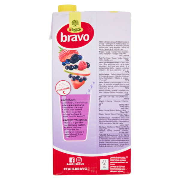 Rauch bravo Frutti di Bosco 2 L