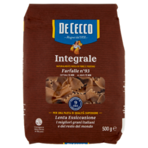 De Cecco Integrale Farfalle N° 93 500 g