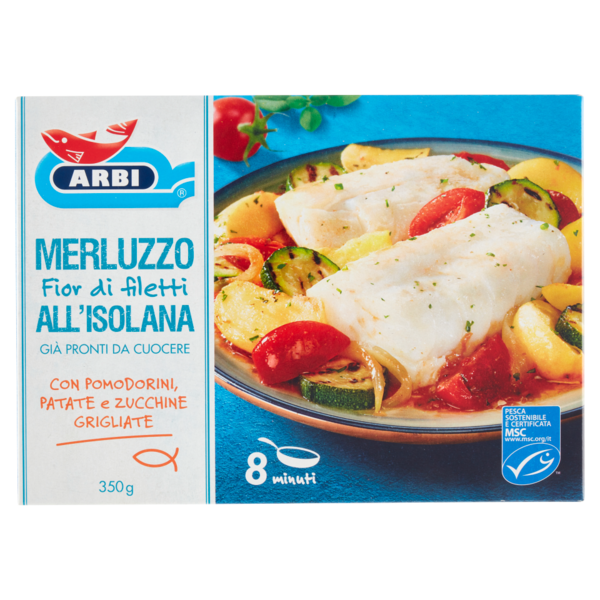Arbi Merluzzo Fior di filetti all'Isolana 350 g
