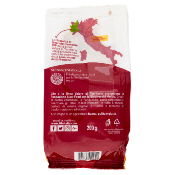 Life Valore al Territorio Granella di Nocciole Piemonte IGP 200 g