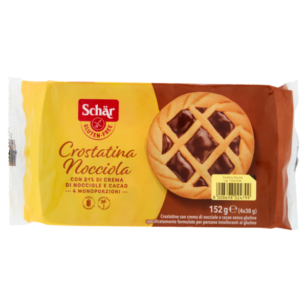 Schär Crostatina Nocciola 4 x 38 g