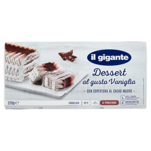 IL GIGANTE Dessert al gusto Vaniglia 320 g